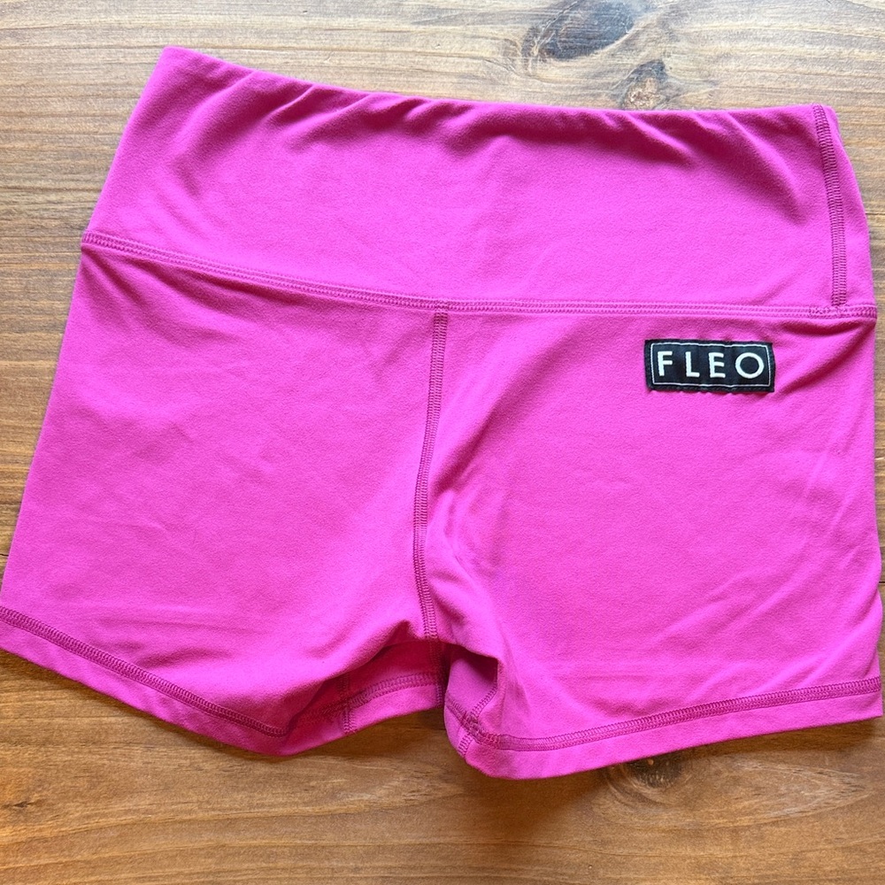 Fleo Women's Vibrant Magenta Athletic Shorts